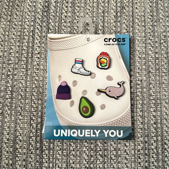 Crocs Jibbitz Young At Heart 5 Pack-Multi - Picture 7 of 7